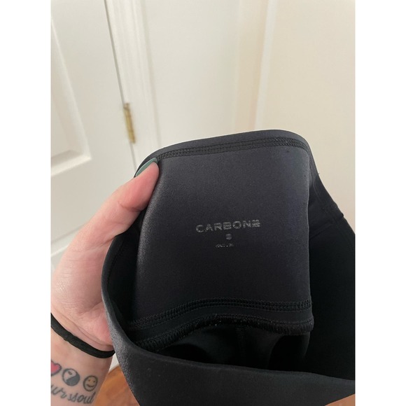 Carbon38 Takara High Rise Shine Black Liquid Leggings Size Small - Picture 4 of 4